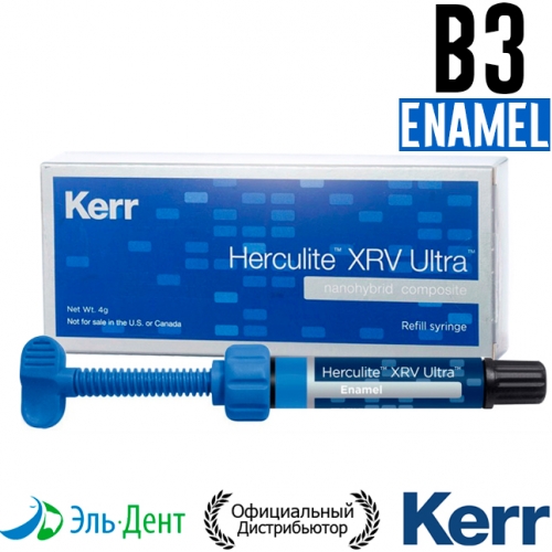 Herculite XRV Ultra Enamel B3,  4,   Kerr