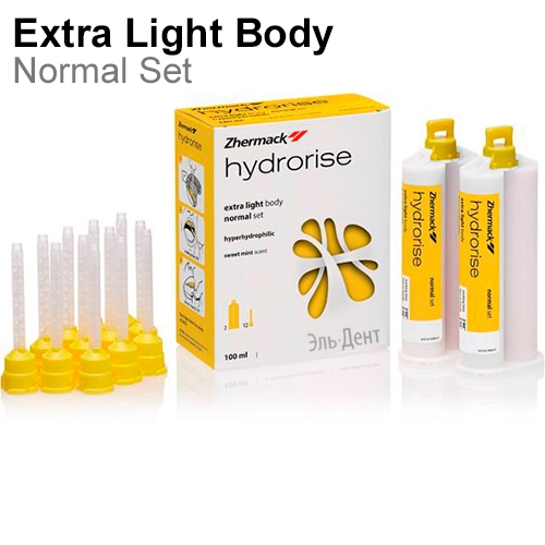 Hydrorise Extra Light Body Normal Set (250), 207002, Zhermack