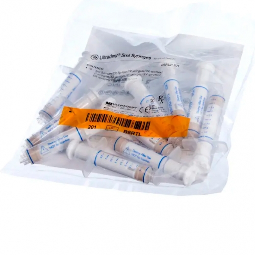 Plastic syringe-.  5, 10., Ultradent
