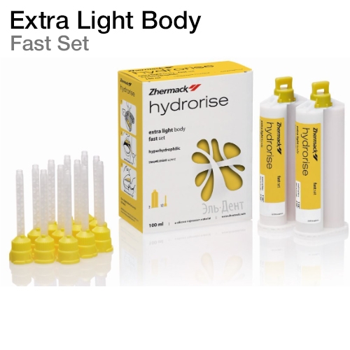 Hydrorise Extra Light Body Fast Set (250), C207003, Zhermack