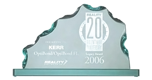 OptiBond FL отмечен специальным призом 20-го каталога Reality и получил знак «Гарантия долговечности»