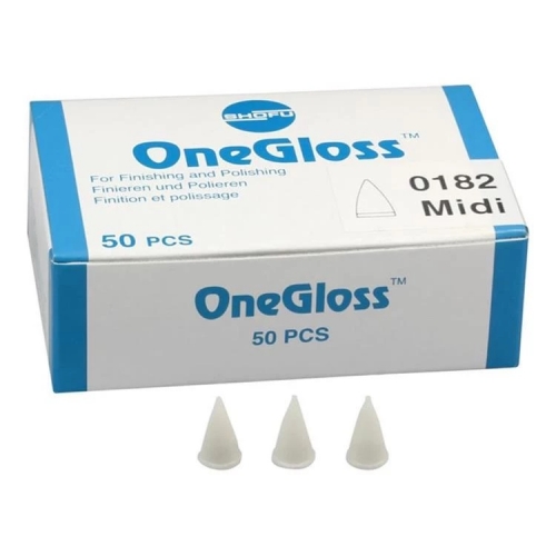 Резинки One Gloss мини-конус 50шт (без дискодержателя)