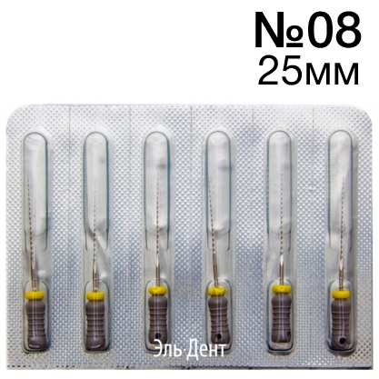 Reamers �08 Pro-Endo L25 (6 ��), VDW