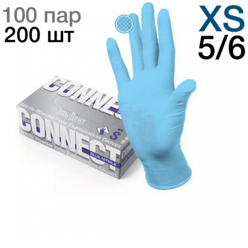   CONNECT NITRILE (INTCO)    XS (5/6) 200  (100 )