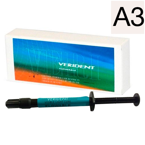 VeriDent Flowable цвет A3, шприц (2гр.), жидкотекучий композит светового отверждения