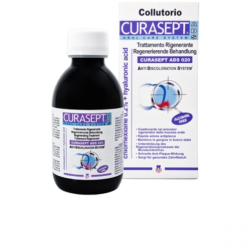 Ополаскиватель для полости рта CURASEPT ADS 020 REGENERATING TREATMENT, 200мл