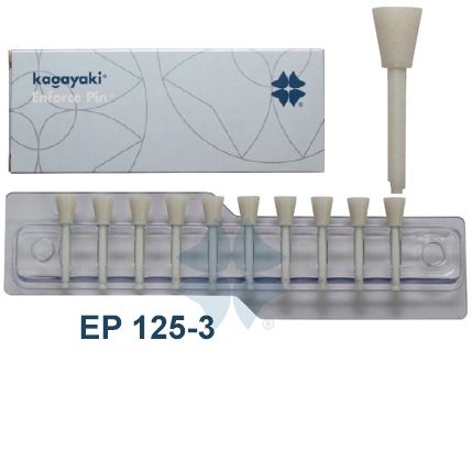 Полиры Kagayaki Enforce Pin  MAX 30шт.-Чашка белый грубый уретановый   