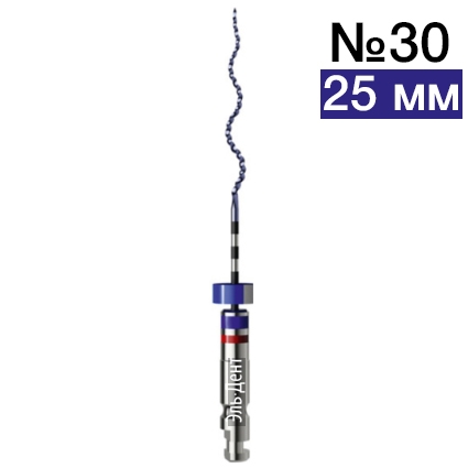 Файлы машинные XP-endo Shaper - эндодонтические, короткая ручка, 25 мм, №30, стерильные, 3шт. FKG
