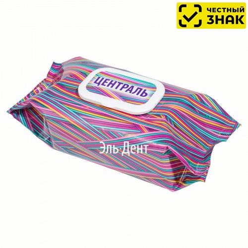 Салфетки Централь 120шт мягкая упаковка (Маркированные)