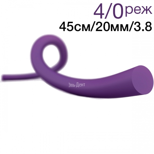 МОНОСОРБ USP 4/0, 45см, с иглой, DS(реж.3/8)-20мм., (25шт.). Линтекс