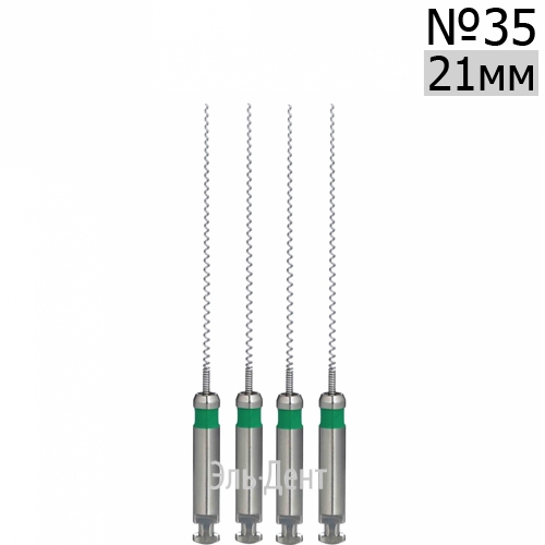 Paste Carriers  21мм, №35, каналонаполнители машинные, сталь, (4шт.). Eurofile