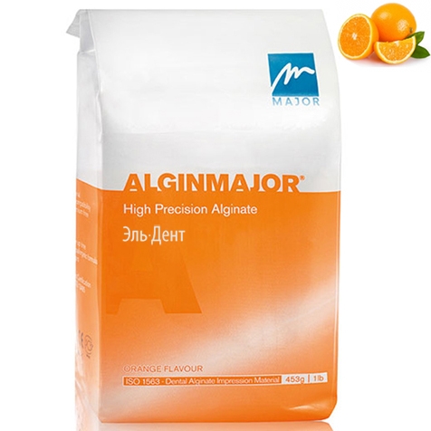 Слепочная масса альгинатная AlginMajor 453 г, вкус апельсин