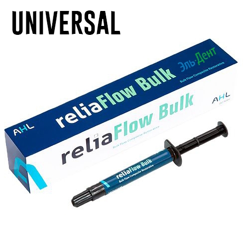 reliaFlow Bulk  Universal шприц 2г-композит для пломбирования объемных полостей боковых зубов, AHL