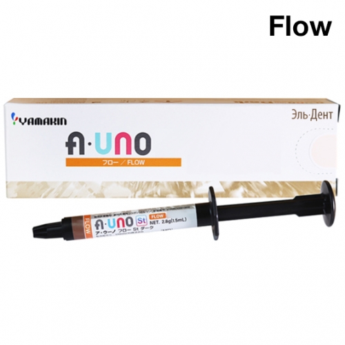 A-UNO Flow 2.8 г (1.5 мл) композит жидкотекучий стоматологический с эффектом камуфляжа, для реставраций одним оттенком, YAMAKIN