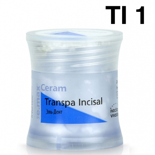 -   IPS e.max Ceram Transpa Incisal 1 (20.). Ivoclar