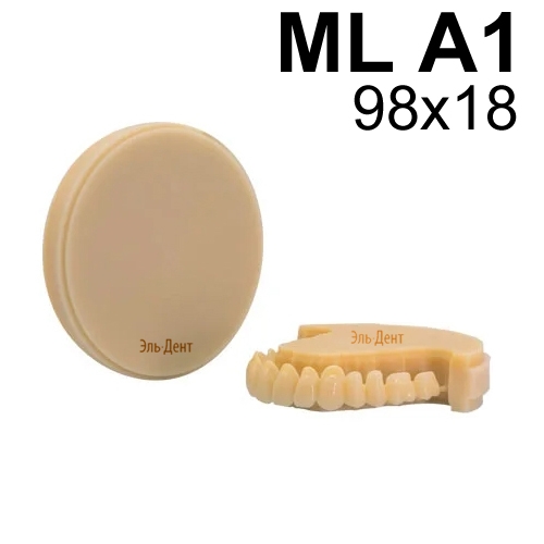 ��������� ���������������������� HugeDentalPMMA ML A1 98*18