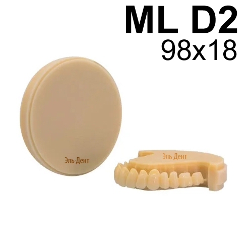 ��������� ���������������������� HugeDentalPMMA ML D2 98*18