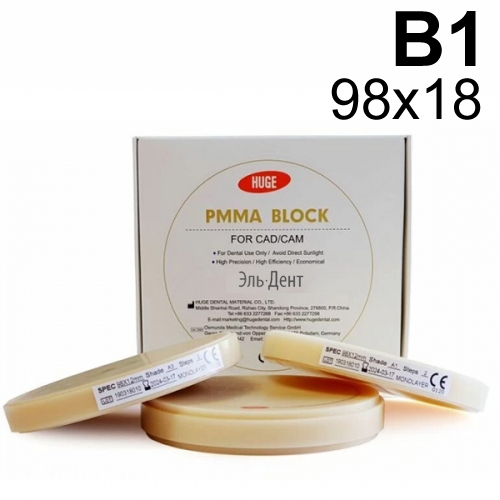 ��������� ���������������������� HugeDentalPMMA B1 98*18