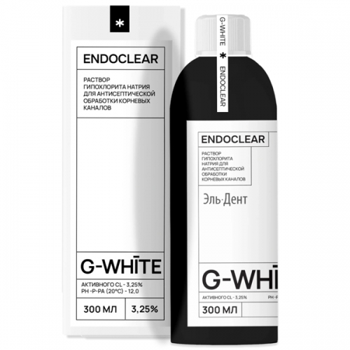 ENDOCLEAR ������� ����������� ������ ��� ��������� �������� ������� (3,25%) 300��, G-WHITE