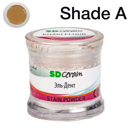 ������� ��� ����������� (Stain Powder), ������ 3 �, �������: Shade A Fluor  /BUTRFSPSA-3 /SD Ceram