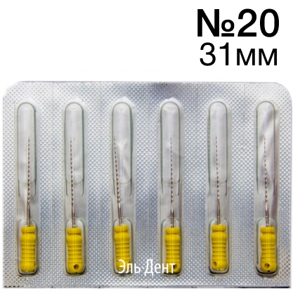 Reamers �20 Pro-Endo L31 (6 ��), VDW