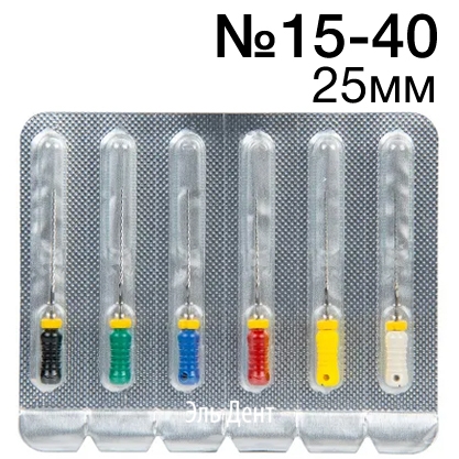 Reamers �15-40 Pro-Endo L25 (6 ��), VDW