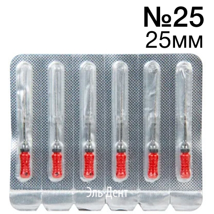 Reamers �25 Pro-Endo L25 (6 ��), VDW