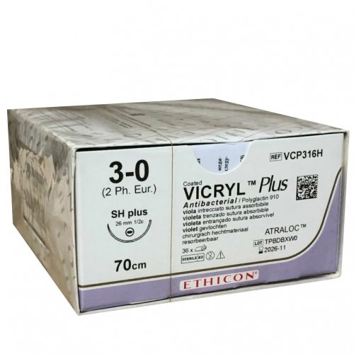 Vicryl VCP316H  3/0 (70��,26��,1/2) 36��. ���������� 