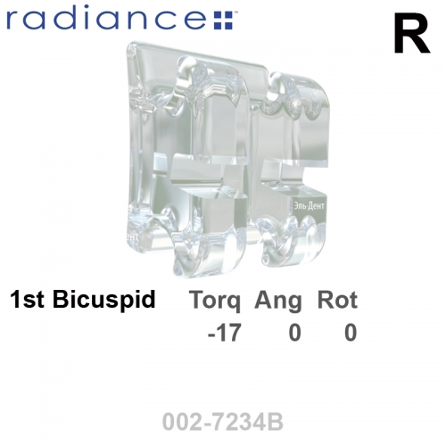 ������ RADIANCE + 022 LR 1st bicuspid HK Distal (1��), Roth Systems