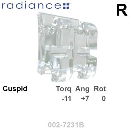 ������ RADIANCE + 022 LR cuspid HK Distal (1��), Roth Systems