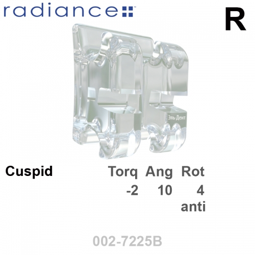 ������ RADIANCE + 022 UR cuspid HK Distal (1��), Roth Systems