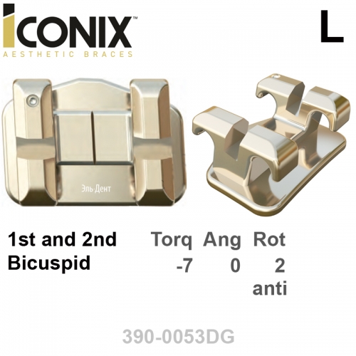 ������ ICONIX MS HGW 022 UL bicuspid HK Distal (1��), Roth Systems
