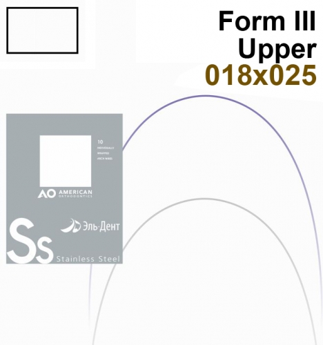 ���� ������������� Stainless Steel Form III Upper 018�025 (1��)