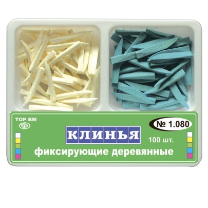 ТОР-1.080-1 Клинья фиксирующие деревянные  (100 шт.) Белые