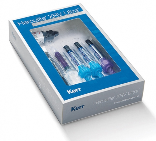 Herculite XRV Набор Mini Kit (3шпр. ЭА2,ЭА3, ДА2х4г.+оптибонд 5мл+протравка+апликаторы) Kerr