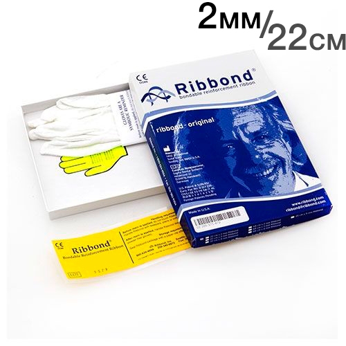 Ribbond материал для шинирования (2мм Х 22см) Без НОЖНИЦ толщина нити 0,35 MRE2