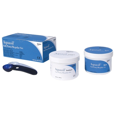 Aquasil Soft Putty/Regular set. катализатора 450 мл-1 шт. базы 450 мл.-1 шт.,2 мерные ложки, купить в Москве все стоматологические расходные материалы для стоматологии по низкой цене с бесплатной доставкой.