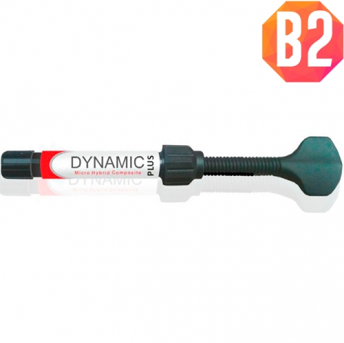 Dynamic Plus B2, шприц (4гр), микрогибридный композит President Dental Germany