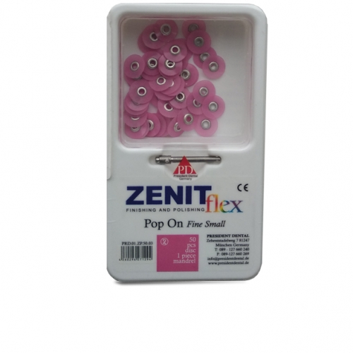 Диски Zenit flex Pop On мягкие D10мм розовые (50шт/1 дискодер)