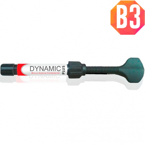 Dynamic Plus B3, шприц (4гр), микрогибридный композит President Dental Germany