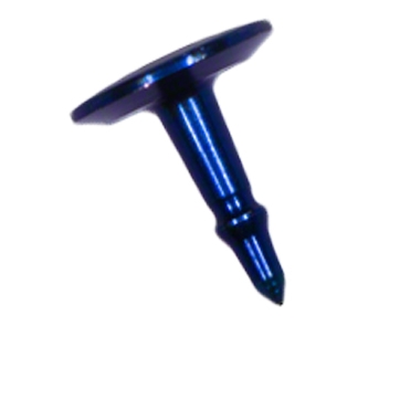 Pin MC Bio OSTEOSYNT дл.3мм (5шт.)-Пины титановые стерильные синие №5 для мембран и пластин,