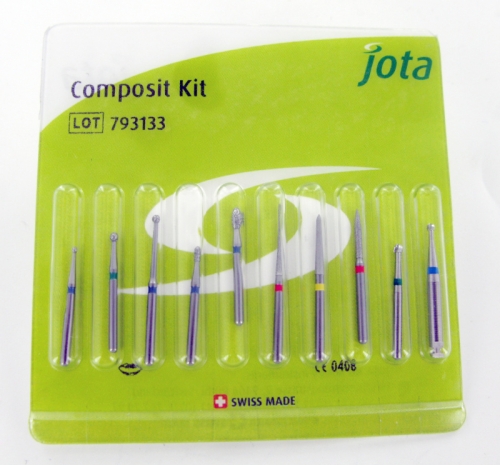 Набор боров для терапии Composite Kit (10 инструментов), в блистере 