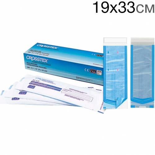 Пакеты для стерилизации Кростекс 19х33см
