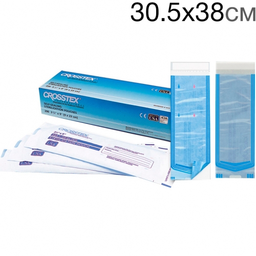Пакеты для стерилизации Кростекс 30,5х38см