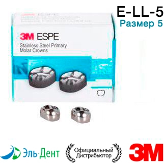  E-LL-5    Stainless Steel Crowns     . .:    - 5,  2.