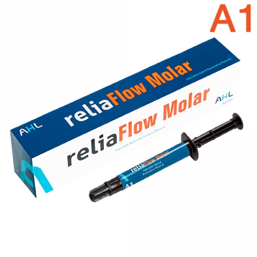 reliaFlow Molar цв. A1 шприц 2г, наконечники-текучий композит низкой текучести, AHL