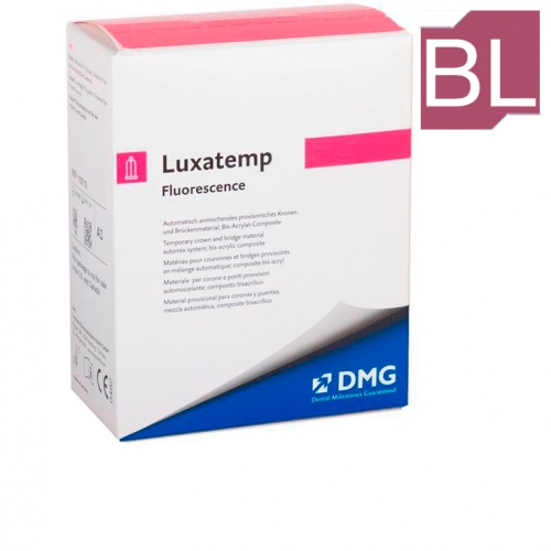 Luxatemp Fluorescence BL (1 картридж 50мл (76г)+15 насадок) самополимеризующийся композит 110589, DMG