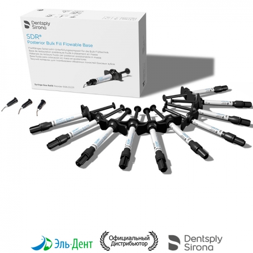 SDR Plus (10 шпр.х1г.), Универсальный оттенок, аппликaторы (syringe tips) 60 шт. (60603045), Dentsply