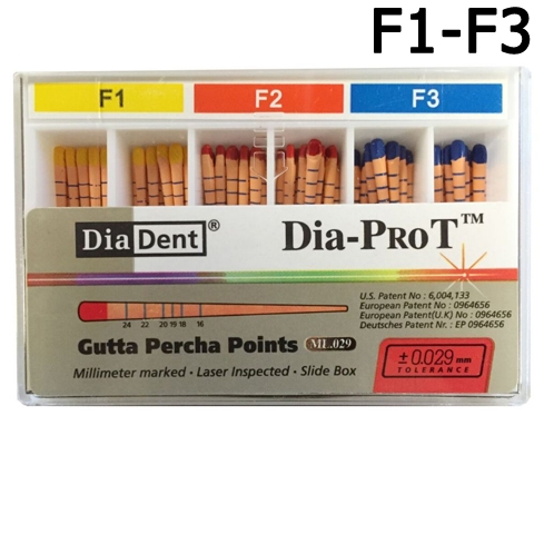    Gutta Percha Points Dia-ProT #F1-F3 (60.), DiaDent