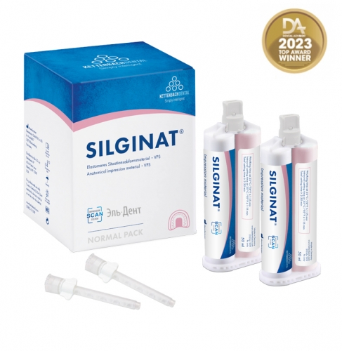 Silginat Normal pack ������� ����������� (6 ����. x 50 ml, 6 mixing tips)-���������� �-������� � ����������������� �������������, 13846 Kettenbach Dental